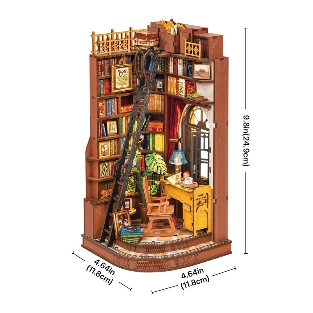 DIY Book Nook - Silent Corner Study I Rolife – wymiary modelu