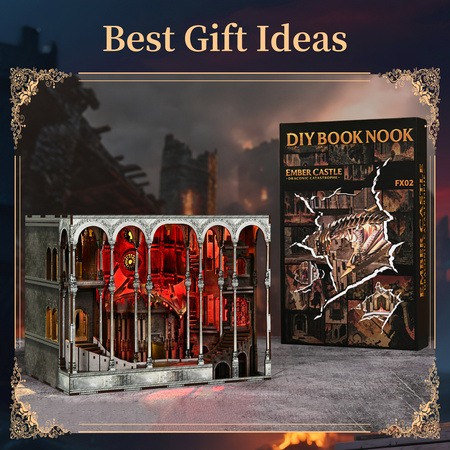 DIY Book Nook - Ember Castle | Minicity Miniaturowy Domek