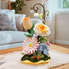Garden Ramble – Puzzle 3D ROKR, bukiet kwiatów z LED (206 el.)