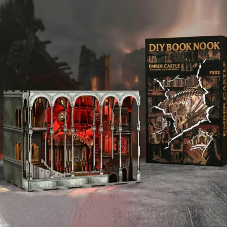 DIY Book Nook - Ember Castle | Minicity Miniaturowy Domek