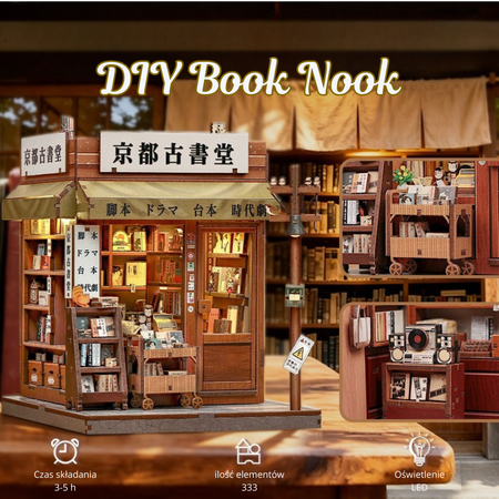 Antique Bookery of Kyoto – DIY Book Nook CuteBee | Puzzle 3D Prezent