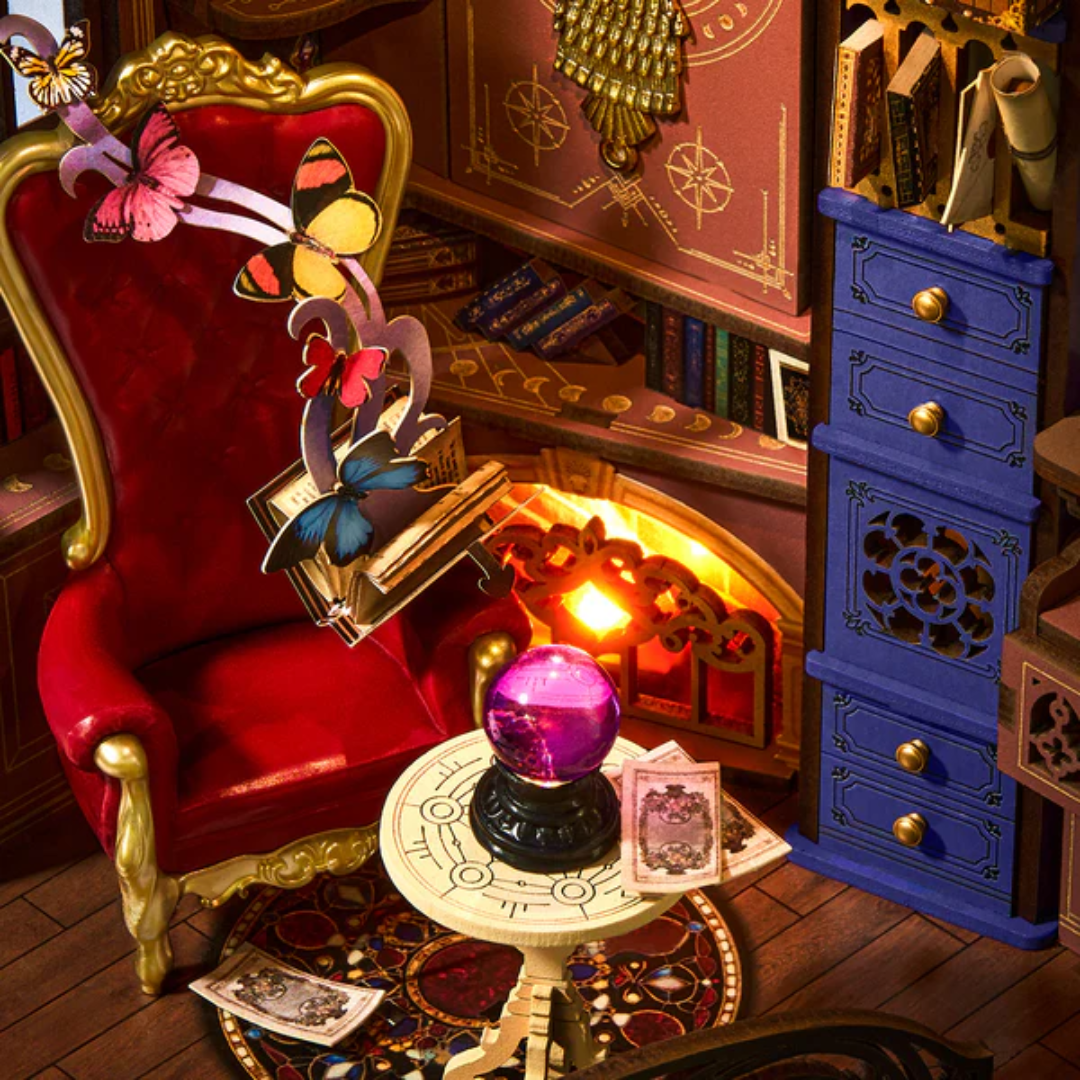 Księga-portal do innego świata – Magic Fantasy Corner Rolife DIY Book Nook – Puzzle 3D Prezent