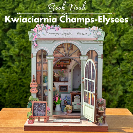 DIY Book Nook - Kwiaciarnia Champs-Elysees | Cutebee