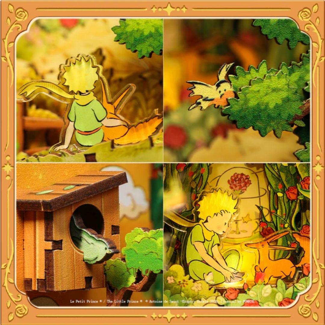 Złote pole pszenicy – Little Prince Promise in the Wheat Field CuteBee DIY Book Nook – Puzzle 3D Prezent