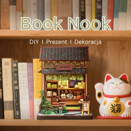 DIY Book Nook - Tradycyjny Japoński Sklepik | Cutebee