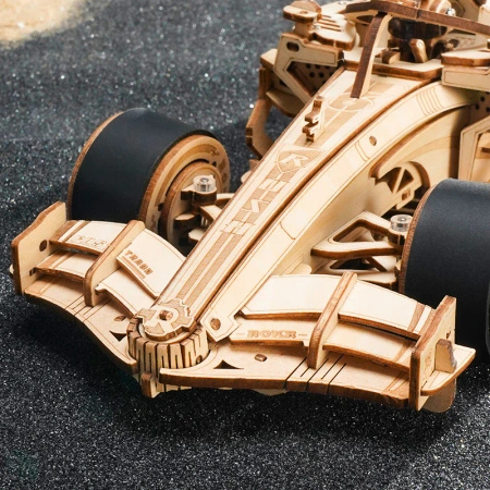 Bolid F1 z Napędem – Puzzle 3D ROKR Samochód (247 el.)