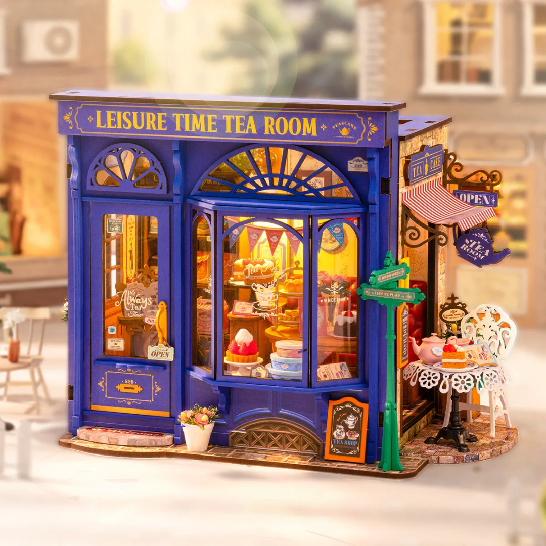 DIY Mini Domek 3d - Herbaciarnia "Leisure Time" | Rolife