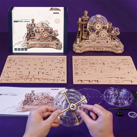 Tor Kulkowy Gear Ball Challenge – Puzzle 3D ROKR (653 el.)