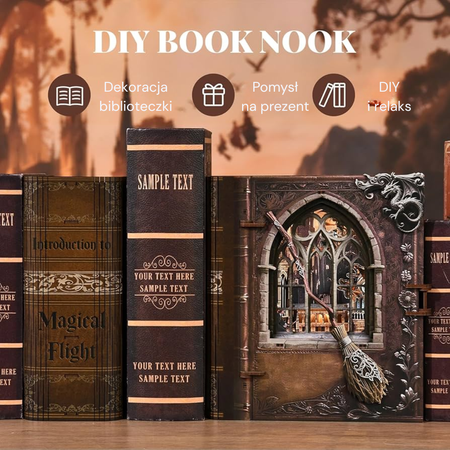 Magical Flight – DIY Book Nook Minicity | Puzzle 3D Prezent