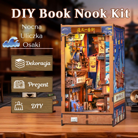 Tsutenkaku Ichiban Street – DIY Book Nook CuteBee | Puzzle 3D Prezent