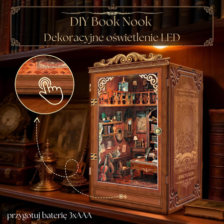 Time Book House – DIY Book Nook Joincon | Puzzle 3D Prezent