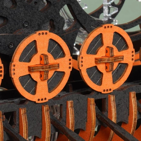 Drewniany Zestaw Puzzle 3D - Statek Wikingów | ROKR prezent drewniana układanka