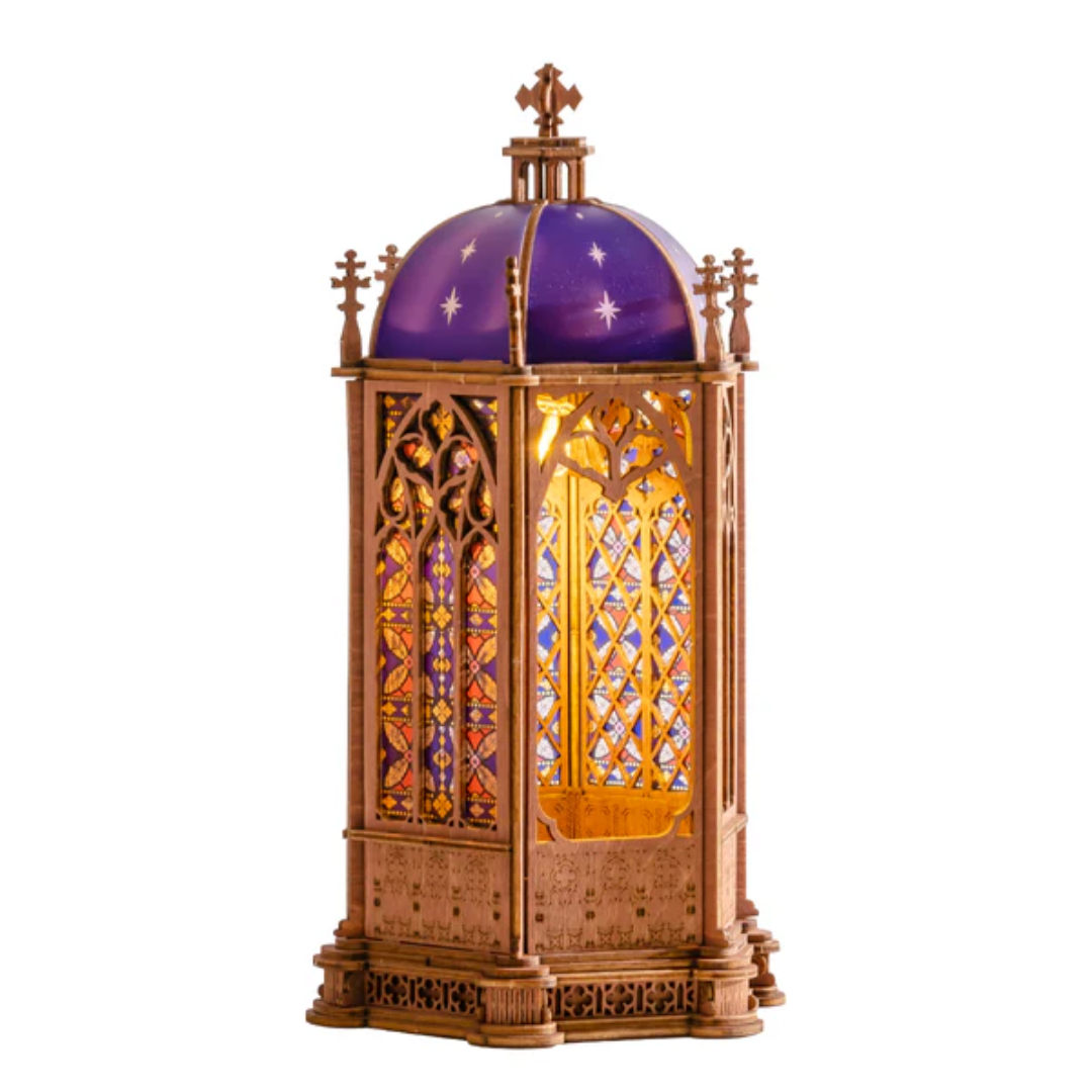 Efekt wow na półce lub biurku – Mini Domek 3D - Starry Dome Cathedral | Rolife