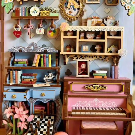 Alice's Tea Party Diary – DIY Book Nook Joincon | Puzzle 3D Prezent