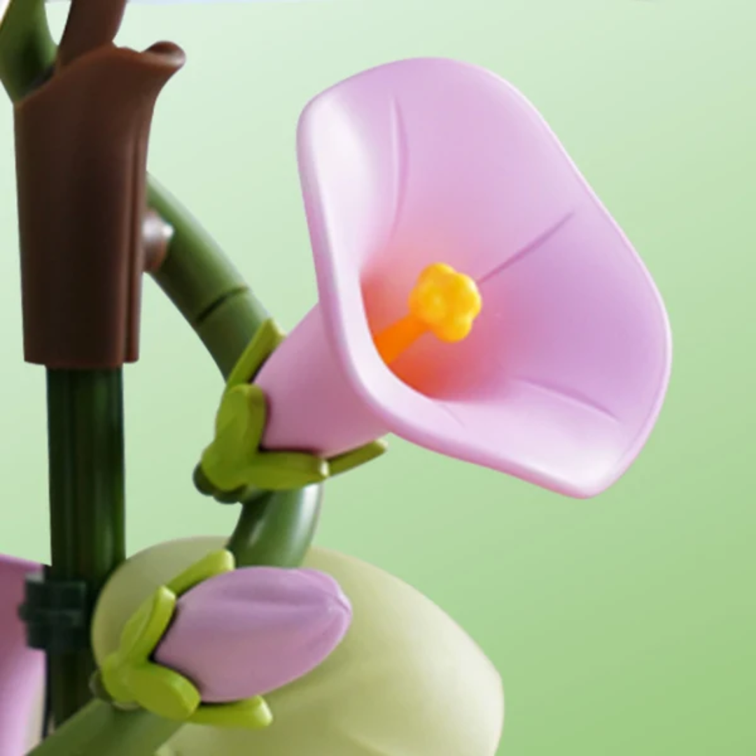 Ogród na własnym biurku – Garden Ramble – Puzzle 3D ROKR, bukiet kwiatów z LED (206 el.)