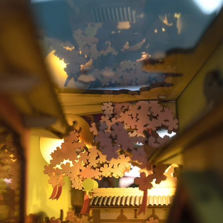 DIY Book Nook - Falling Sakura I Rolife