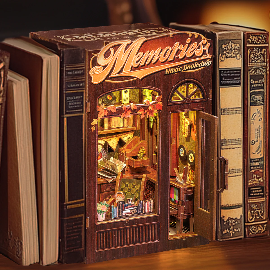 DIY Book Nook - Memories Music Bookshop | Cutebee