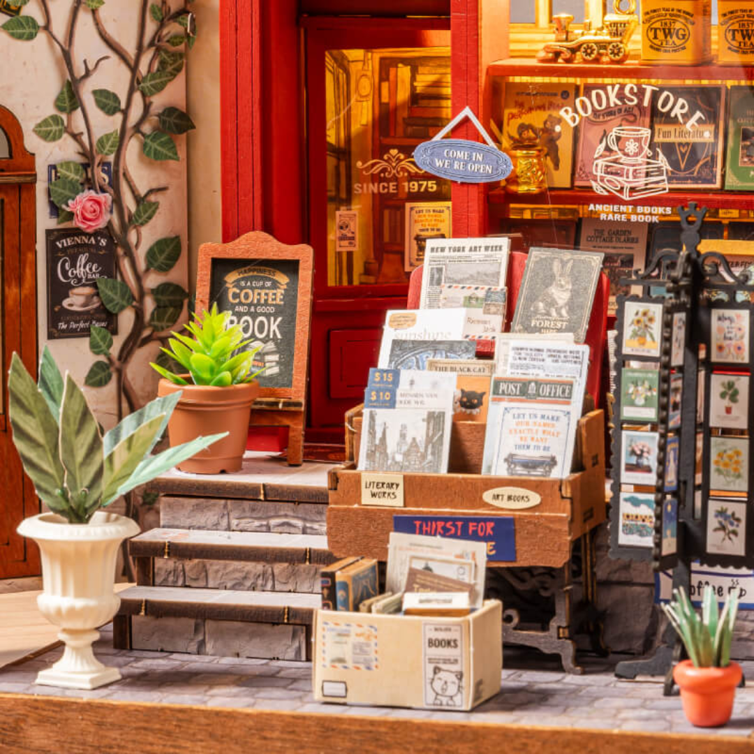 Kącik do czytania na piętrze – Mini Domek 3D - Vienna Bookstore | Rolife