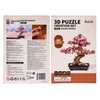 Sakura Bonsai – Puzzle 3D Rolife, drzewko wiśni DIY