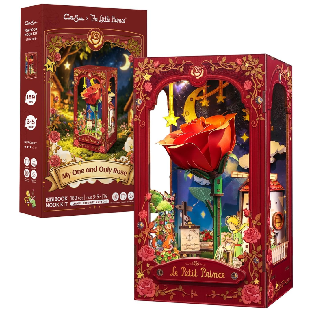 My One and Only Rose – DIY Book Nook CuteBee | 3D puzzle Dárek