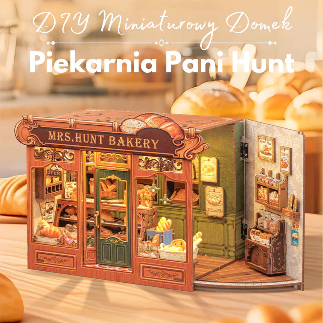 DIY Miniaturowy Domek - Mrs. Hunt Bakery | Cutebee – pomysł na prezent