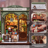 Zestaw Świąteczny Book Nook – Gallery Bookstore | Cutebee miniaturowy domek puzzle 3D