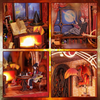 DIY Book Nook - Ognisty Smok | Dom Gryffindor Cutebee Mini Domek 3D