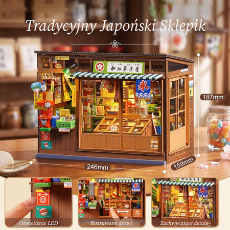Nostalgic Corner Shop – DIY Miniaturowy Domek | Robotime