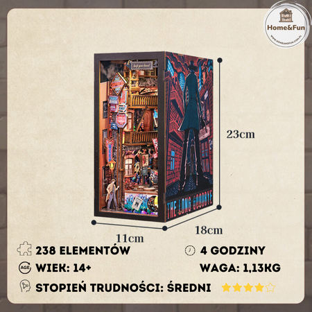 DIY Book Nook Zestaw Urodzinowy- The Long Goodbye