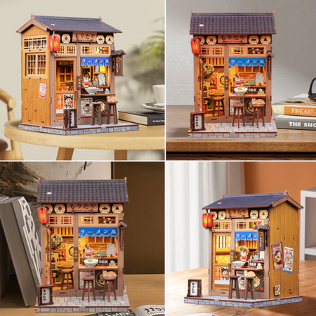 Zestaw Świąteczny Book Nook – Morita Ramen Shop | Cutebee Miniaturowy domek