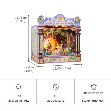 A Midsummer Night's Dream – DIY Book Nook CuteBee | Puzzle 3D Prezent