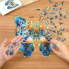 Motyl Morpho – Drewniane Puzzle Rowood 200 el., obraz DIY