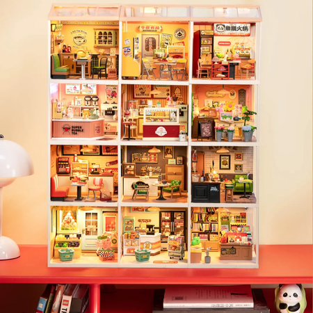 Mini Domek 3D - Panda Hot Pot | Rolife