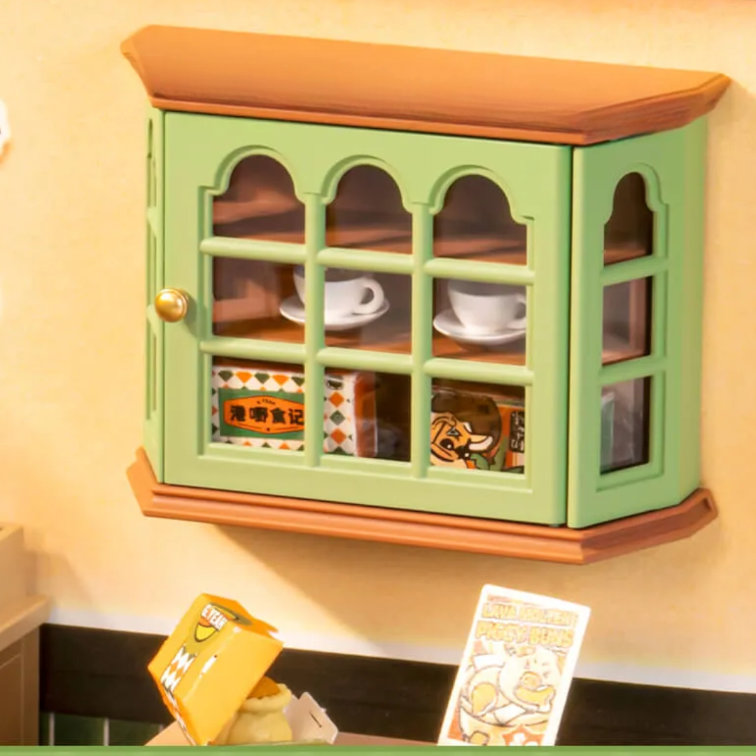 Neon, który przyciąga wzrok – Mini Domek 3D - Hong Kong Bites Cafe I Rolife