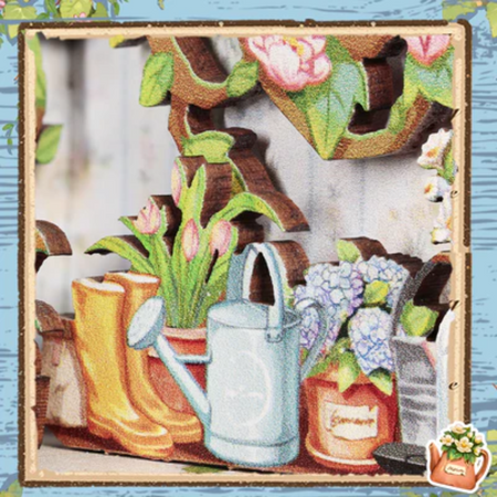 DIY Book Nook - Błękitna Kwiaciarnia Anny | Cutebee
