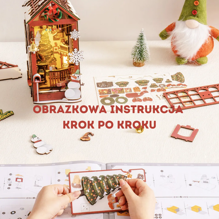 DIY Book Nook - Świąteczny Klimat
