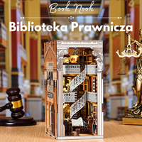 Book Nook DIY Law Library – model biblioteki prawniczej MiniCity