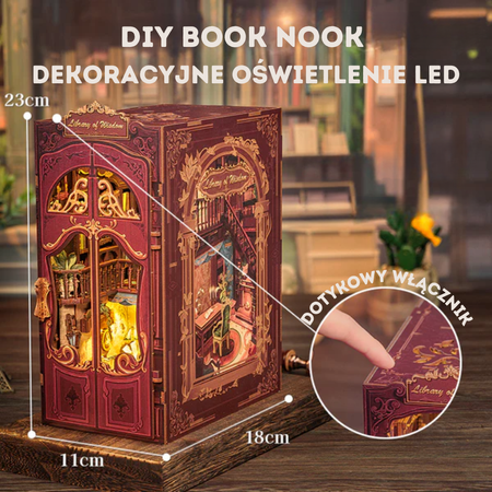 DIY Book Nook - Library of Wisdom | Cutebee