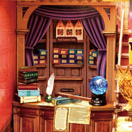 Whisper Magic Shop – DIY Book Nook Robotime | Puzzle 3D Prezent