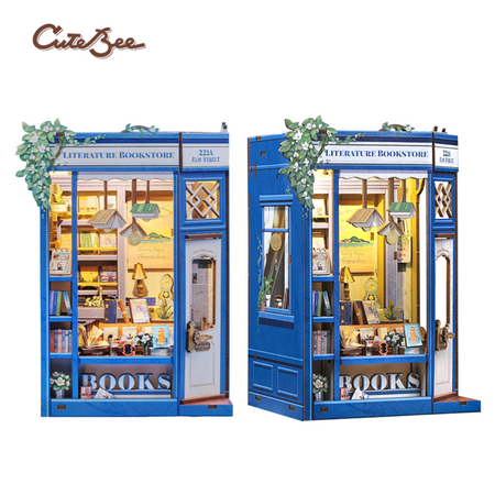 DIY Book Nook - Literaure Bookstore | Cutebee