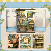 DIY Book Nook - Błękitna Kwiaciarnia Anny | Cutebee