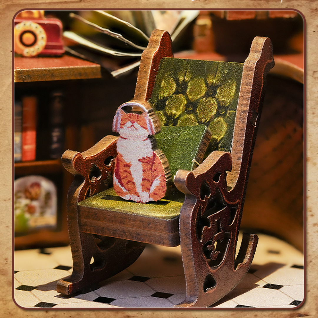 Efekt wow w biblioteczce – DIY Book Nook - Memories Music Bookshop | Cutebee