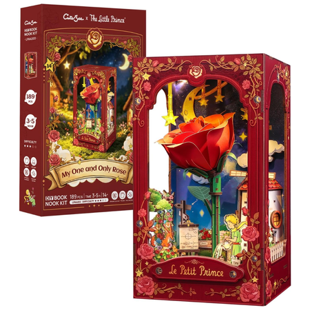 My One and Only Rose – DIY Book Nook CuteBee | Puzzle 3D Prezent