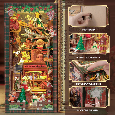 Diy Book Nook - Świąteczny Sklepik Życzeń | Cutebee