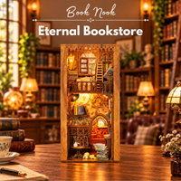 Eternal Bookstore – DIY Book Nook Puzzle 3D | CuteBee