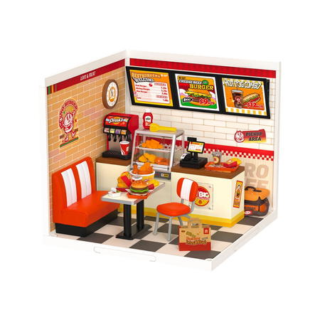 Mini Domek 3D - Yum Yum Burgers | Rolife