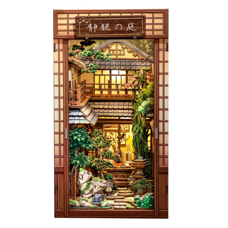 Serene Courtyard – DIY Book Nook CuteBee | Puzzle 3D Prezent
