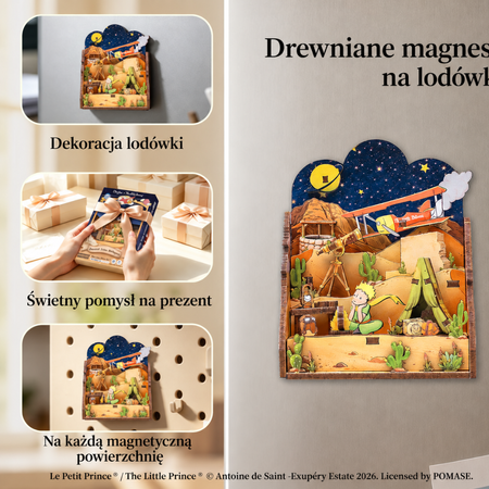Desert Star Whisper – Magnes na lodówkę DIY CuteBee | Mały Książę