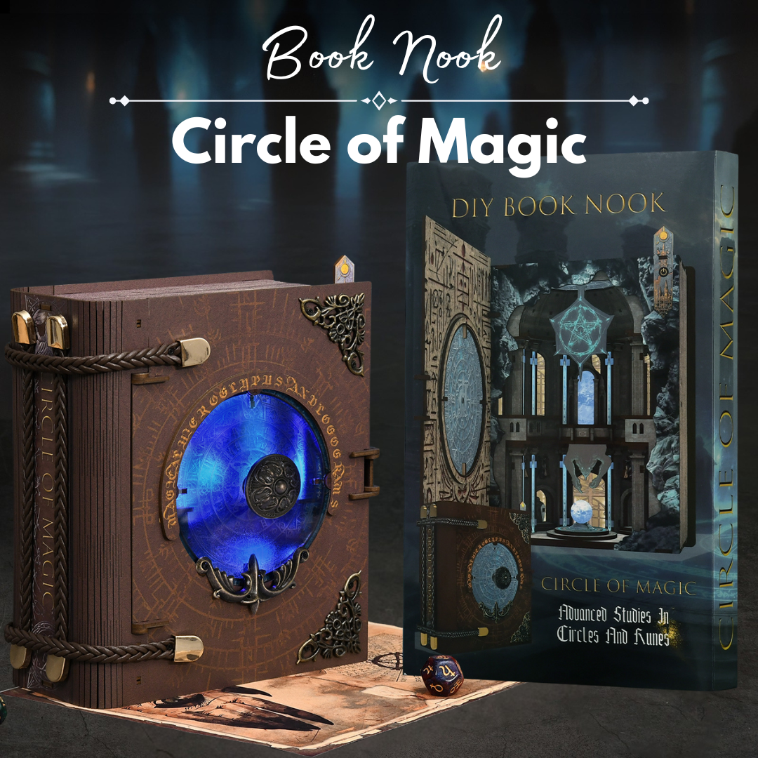Circle of Magic Minicity DIY Book Nook – Puzzle 3D Prezent