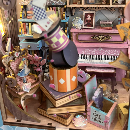 Alice's Tea Party Diary – DIY Book Nook Joincon | Puzzle 3D Prezent